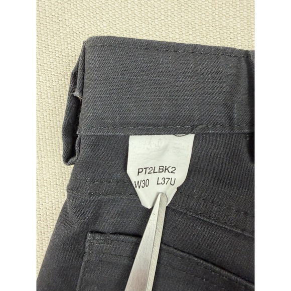 Red Kap Pants‎ 30X29 Black Workwear Uniform Straight Leg Pockets Mid-Rise - Picture 8 of 9